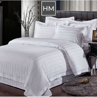 HM Hotel Range Bed Duvet Set White - Queen (1 x Duvet + 1 Cover)