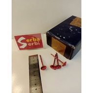 MERAH * RED BOX ZINC NAILS*Red zinc nails roof 1-3/4" ±650 grams