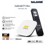 Salange Android TV Box H96MAX M2 Android 13.0 RK3528 4GB RAM 64GB ROM Voice Control Support Wifi6 BT5.0 8K  Video Set Top TV Box