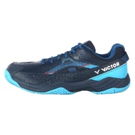 VICTOR Men Women Professional Badminton Shoes 4E Wide Last U-Shaped Sports Size 23-28cm Zhang Blue R