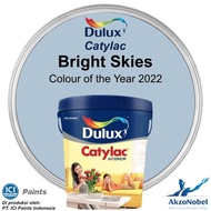 CAT DULUX CATYLAC INTERIOR 5 KG - BRIGHT SKIES (COLOUR OF 2022) - KASIH MURAH 1