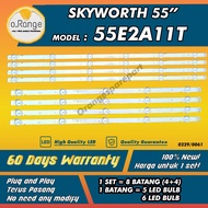 55E2A11T SKYWORTH 55" LED TV BACKLIGHT(LAMPU TV) SKYWORTH 55 INCH LED TV