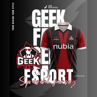 GEEK FAM Esport Jersey | GEEK FAM Gaming T-Shirt | Regular Cut | Esport Jersey