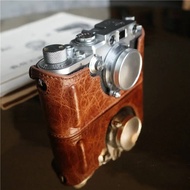 Vintage Style Camera Bag Genuine Leather Case Bag Protective Case Suitable For Leica iF iiiF 3F iC i