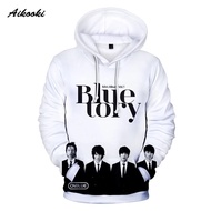 Aikooki Cnblue Hoodies Hoody Sweatshirt Print Korea Rock Band Code Name Blue Hooded Polluvers Hip Hop Hoodie