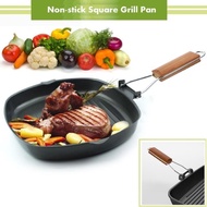 Square GRILL PAN Grilled BBQ SINDA UK 20cm