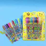 12 Colors Glitter Pen NO.044-12 (Paper Card Package)/One Card Glitter Glitter Pen Glitter Pen Glitte