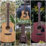 GITAR + GIGBAG DELTA DD300E DD300CE DD320CE Solid Top Acoustic Guitar