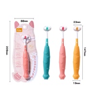 Suitable For 2-6 Years Old Children Ten Thousand Bristles Three-Sided Toothbrush Baby 3D Cleaning 3D