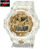 นาฬิกาข้อมือ GShock GA735 Skeleton &amp; Gold Watch สินค้าพร้อมส่ง