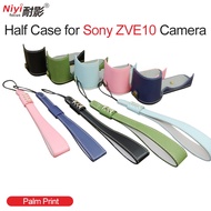 Camera PU leather case for Sony A6700 ZVE10 A7CR A7CII A7C2 A7C II base half case bag Sony camera ac