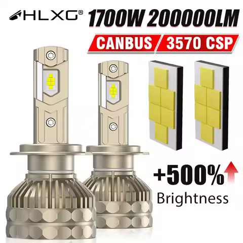 H7 LED Canbus Car Headlight Super Bright HB4 H11 H4 H1 9012 HB3 9005 9006 H8 Lights Plug-N-Play HLXG