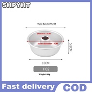 SHPYHT Hợp kim nhôm Donut khuôn DIY bánh khuôn Donut nướng khuôn Pan bánh Maker Muffin Ống khay chảo
