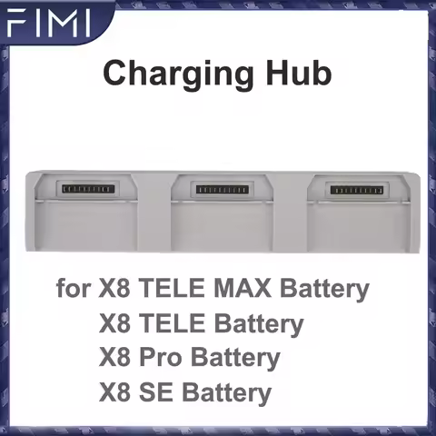 Battery Charging Hub for FIMI X8 TELE MAX/ X8 TELE/ X8 PRO 2025/ X8 PRO/ X8 SE Series Battery Charge