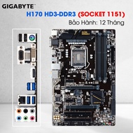 Main Giga GA-H170-HD3 DDR3 Socket 1151 H170 ATX Support i3 i5 i7 Gen 6/7 M.2 SATA3. 12 Months