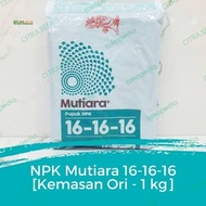 PUPUK PESTISIDA NPK MUTIARA 1616 1KG / OBAT PENYUBUR