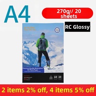 Jiaguwentianzhiying | Waterproof Photo Paper A4 270gsm
