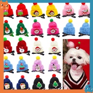 Christmas Pet Little Hat Woolen Pet Hat Pet Christmas Hair Clip Pet Christmas Decoration Dog Holiday