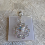Sanrio Cinnamoroll Cute Bead Keychain Handphone Charm Strap