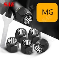 【Ready Stock】5pcs/set Metal MG Car Wheel Tyre Tire Valve Stem Air Caps Style Cover Anti-theft Penutu