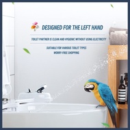 Electrical-free bidet, left-hand smart toilet seat, instant hot butt washing device, hot and cold water flusher