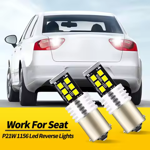 4PCS For Seat Exeo 3R ST Inca Leon MK1 1M MK2 1P Toledo MK2 1M MK3 5P MK4 KG LED Backup Light Bulb R