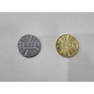 Token Coin Size Gold And Silver