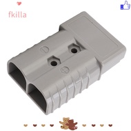 FKILLA Battery Quick Connect, 350A Grey Electrical Plug, Durable 600V Anderson Style Plug Traction S