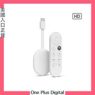 Google - Chromecast Google TV HD Screen Mirroring Dongle 串流媒體 播放器 電視棒 影像投射 智能家居 白色 平行進口