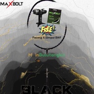 Raket Badminton Maxbolt Black Original Ok