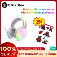 ONIKUMA X25 Gaming Headset with Microphone Gaming Headphone with mic Noise Cancel White