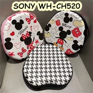 【High quality】For SONY WH-CH520 Headphone Case Cartoon Innovative PatternHeadset Earpads Storage Bag Casing Box