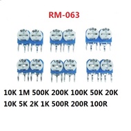 20pcs RM063 Adjusted Resistance Potentiome Variable Resistor RM-063 10K 1M 500K 200K 100K 50K 20K 10