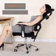 💖SG local stock💖office chair mesh ergonomic chair computer chair high back with headrest