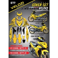 Y15ZR V1 / V2 COVERSET EXCITER150 STICKER TANAM SUNNY YELLOW COVER SET BODY COVER SET SNIPER150 EXCI