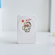 蠟筆小新像素睡衣小新22.5W折疊式三合一Qi2磁吸支架無線充電器