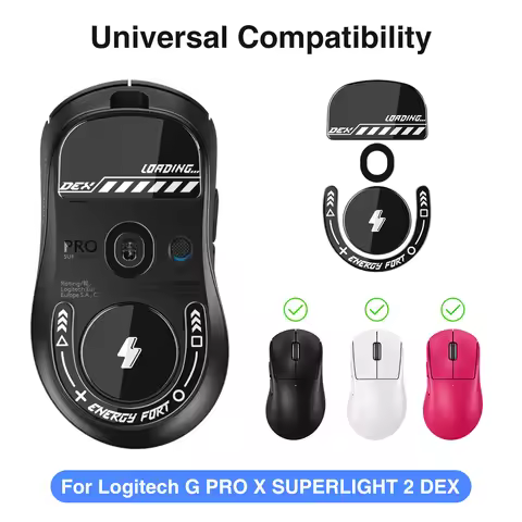 Rounded Curved Edges Mouse Feet Skates for Logitech G PRO X SUPERLIGHT 2 DEX Wireless Gaming Mouse F
