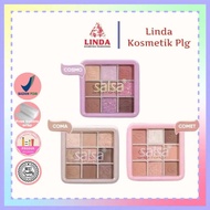 SALSA EYESHADOW PALETTE (9 SHADES EYESHADOW)