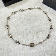 Chrome Hearts 925Silver Necklace KingBab Heart-Shaped Crown Necklace Fashion Personalized Necklace