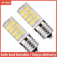 2 Pack 4W Dimmable LED E17 Microwave Oven Bulb , Daylight 6000K 40W Halogen Equivalent Light ,Cerami