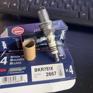 NGK Modified 2667 Iridium BKR7EIX Spark Plug Magotan Q5 Tiguan New Passat CC Mingrui A4L Haorui A6L