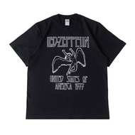 UNISEX PREMIUM Led zeppelin American Tour 1977 Modern vintage style tshirt Bootleg