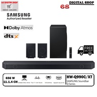 Samsung Soundbar ลำโพงซาวด์บาร์ซัมซุง Q990C  Dolby Atmos (656 วัตต์ True 11.1.4 CH) รุ่น HW-Q990C/XT
