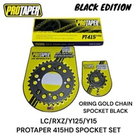 PROTAPER BLACK EDITION 415 ORING SPOCKET SET