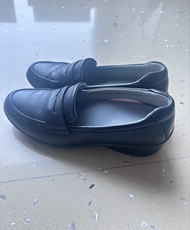 Dr. Kong Footcare Black Leather Loafers Size 37