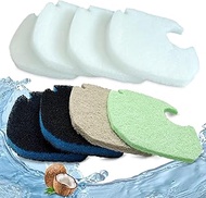 Refill Kit White Floss, Removing Ammonia, Reducing Phosphate, and Activated Carbon Sponge Bio Filter