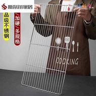 [in stock] Stainless Steel Storage Rack Refrigerator Shelf Display Cabinet Partition Cooler Cabinet 