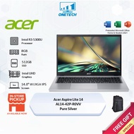 Acer Aspire Lite 14 AL14-42P-R0VV / AL14-42P-R6S8 Notebook (R3-5300U/8GB 3200*/512GB Nvme/14"Wuxga)