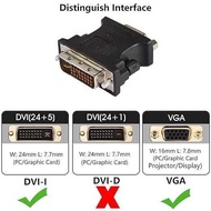 EASYIDEA VGA Female to DVI-I Dual Link Male Adapter 24+5