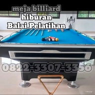 PAKET MEJA BILLIARD 9 FEET